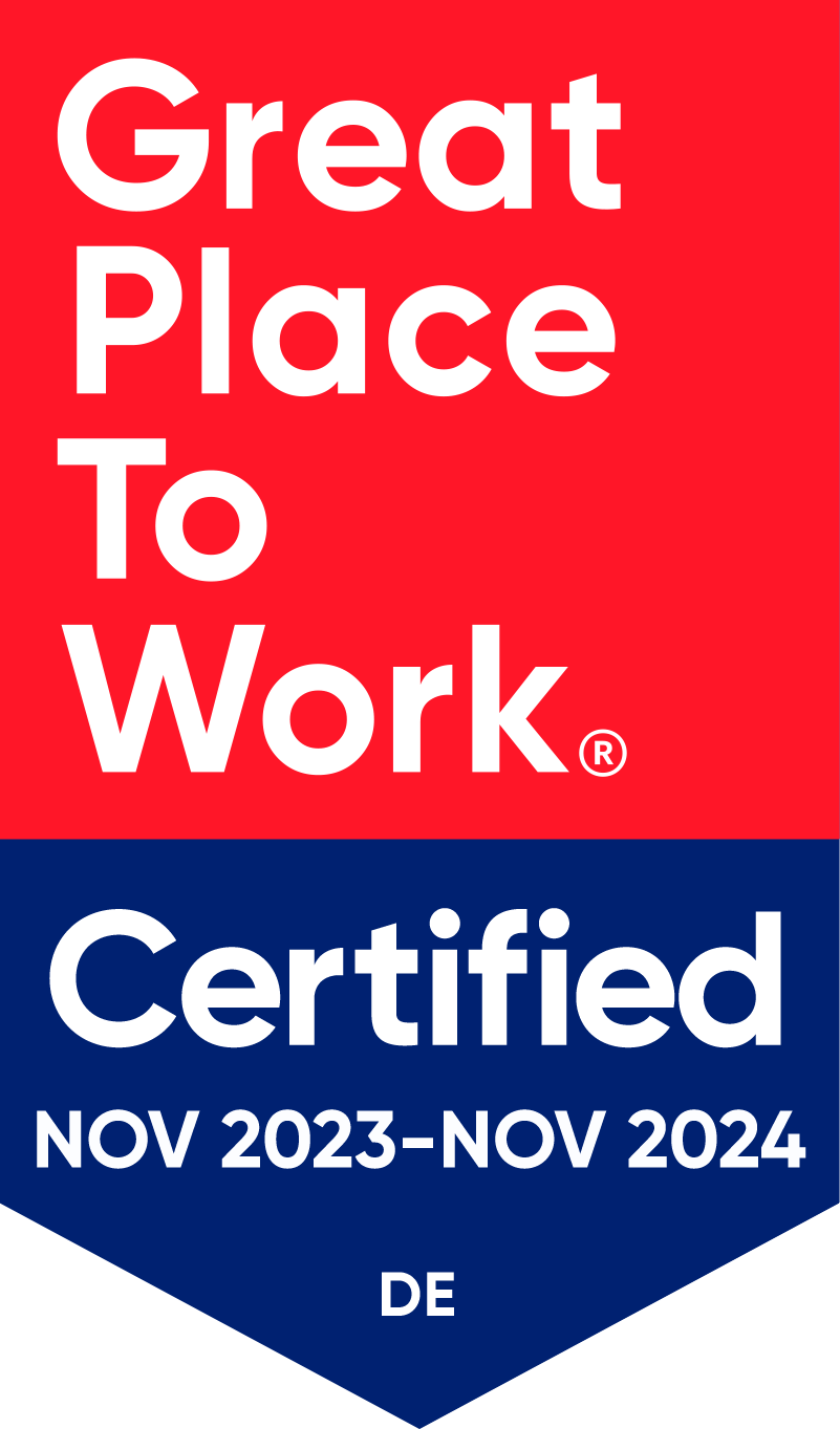 Great Place To Work Certified -> Nov 2023 - Nov 2024